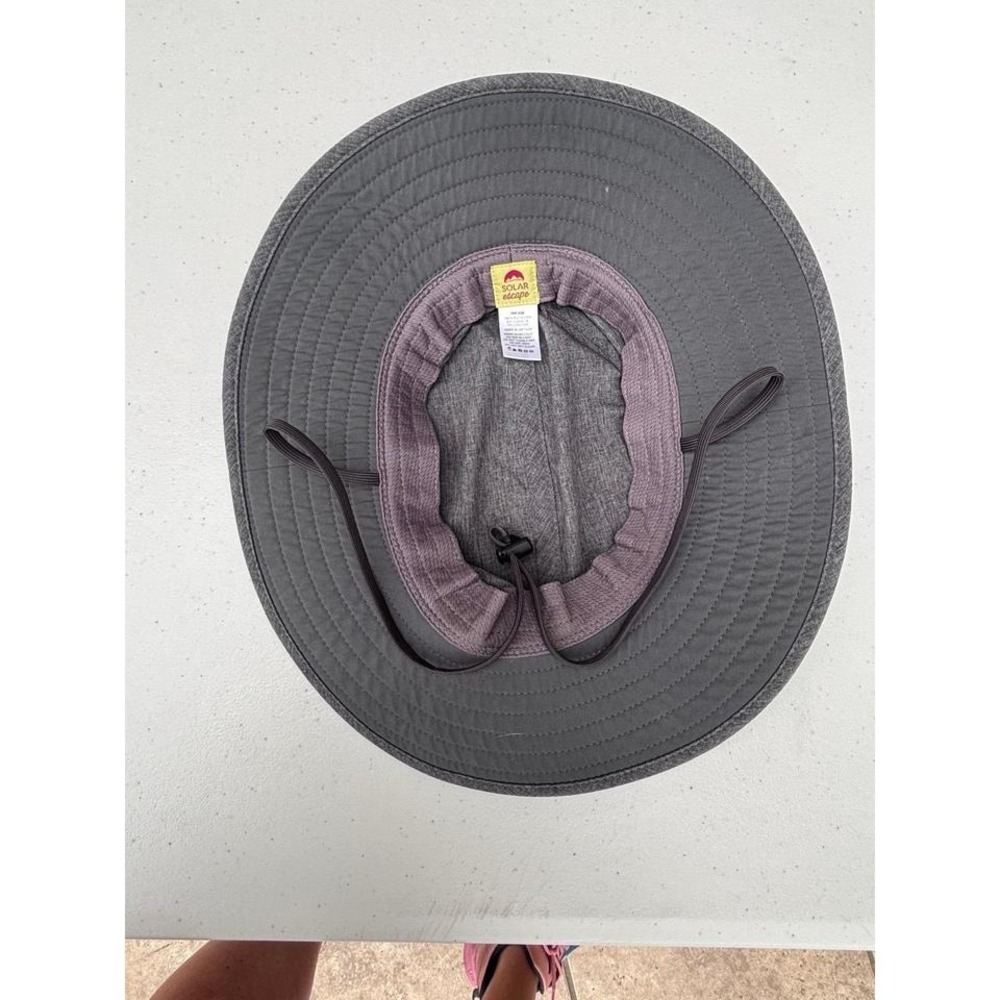Solar Escape UV Explorer Boonie Hat heathered gray outdoor hat OS - Picture 5 of 7
